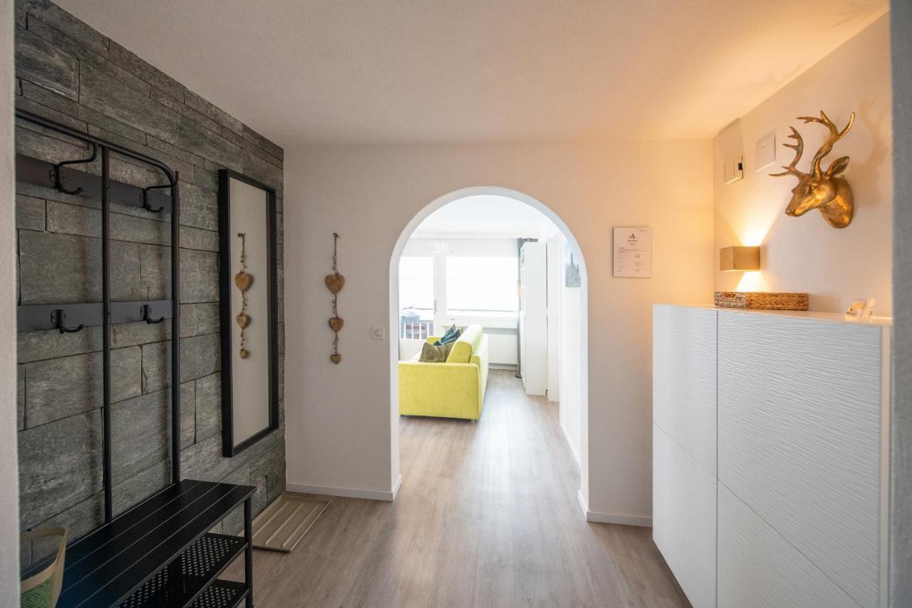 Agrimonia - Moebilierte Ferienwohnung Mit Balkon 达沃斯 外观 照片