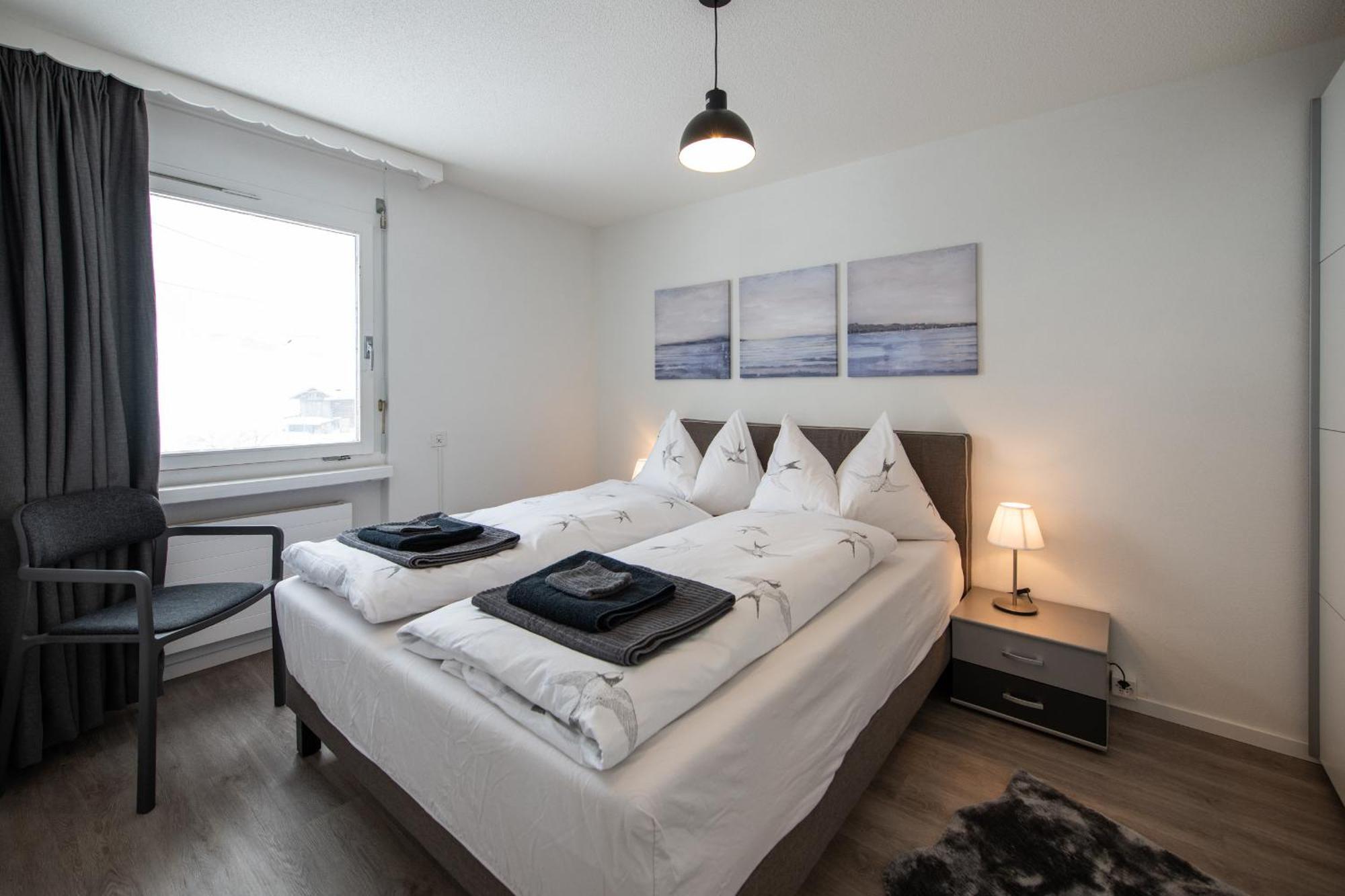 Agrimonia - Moebilierte Ferienwohnung Mit Balkon 达沃斯 外观 照片